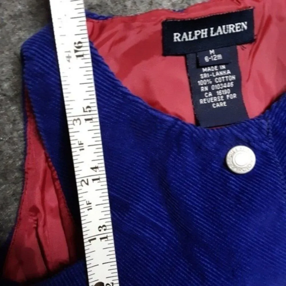 Ralph Lauren Baby Corduroy 6-12M Dress